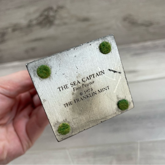 THE SEA CAPTAIN - PEOPLE OF COLONIAL AMERICA VINTAGE FRANKLIN MINT PEWTER FIGURE - Picture 5 of 6